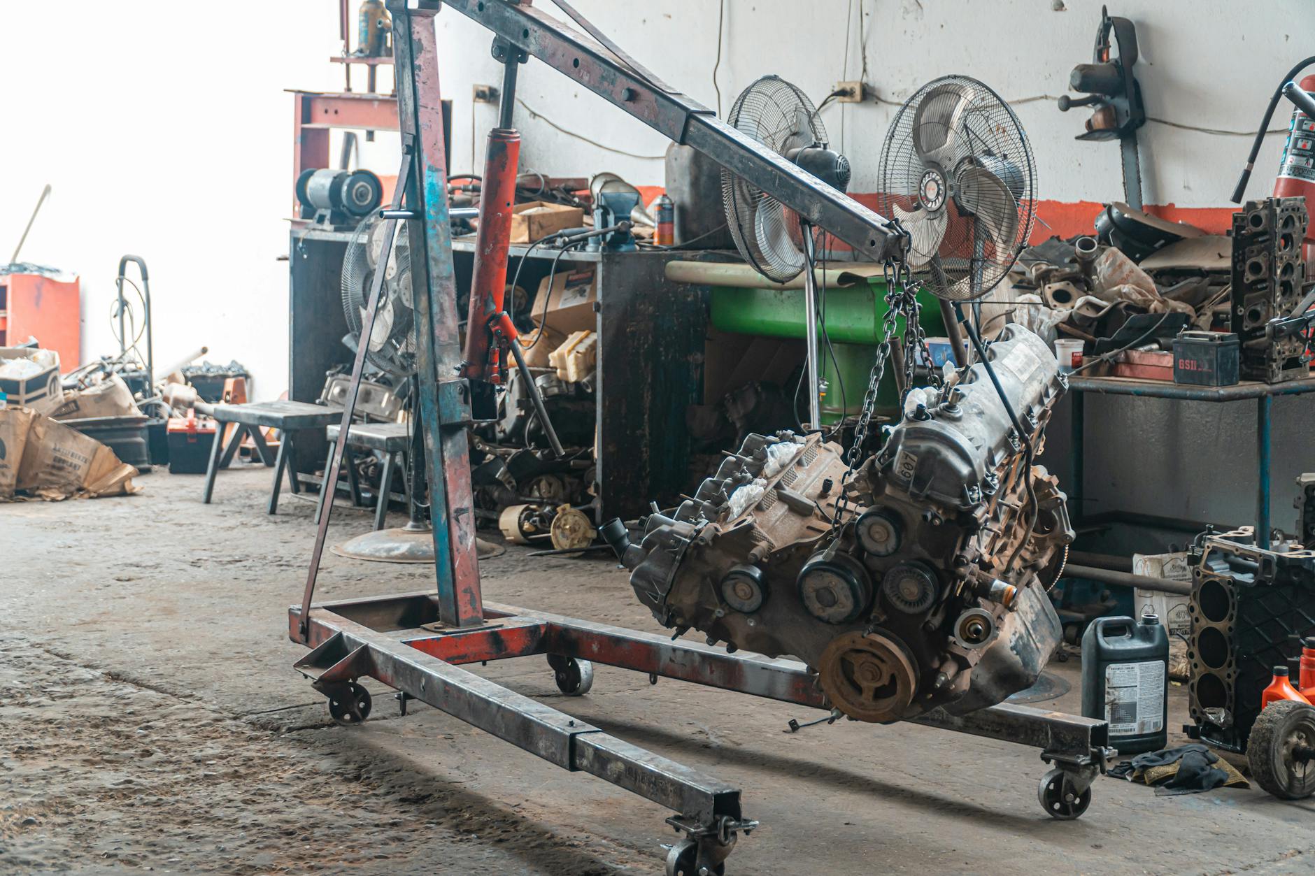 Дизельный двигатель после ремонта