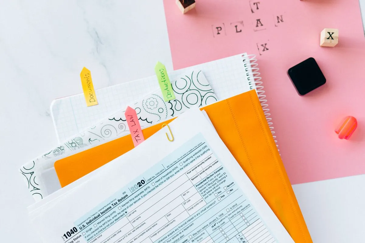 Small business owner and accountant discussing bookkeeping reports