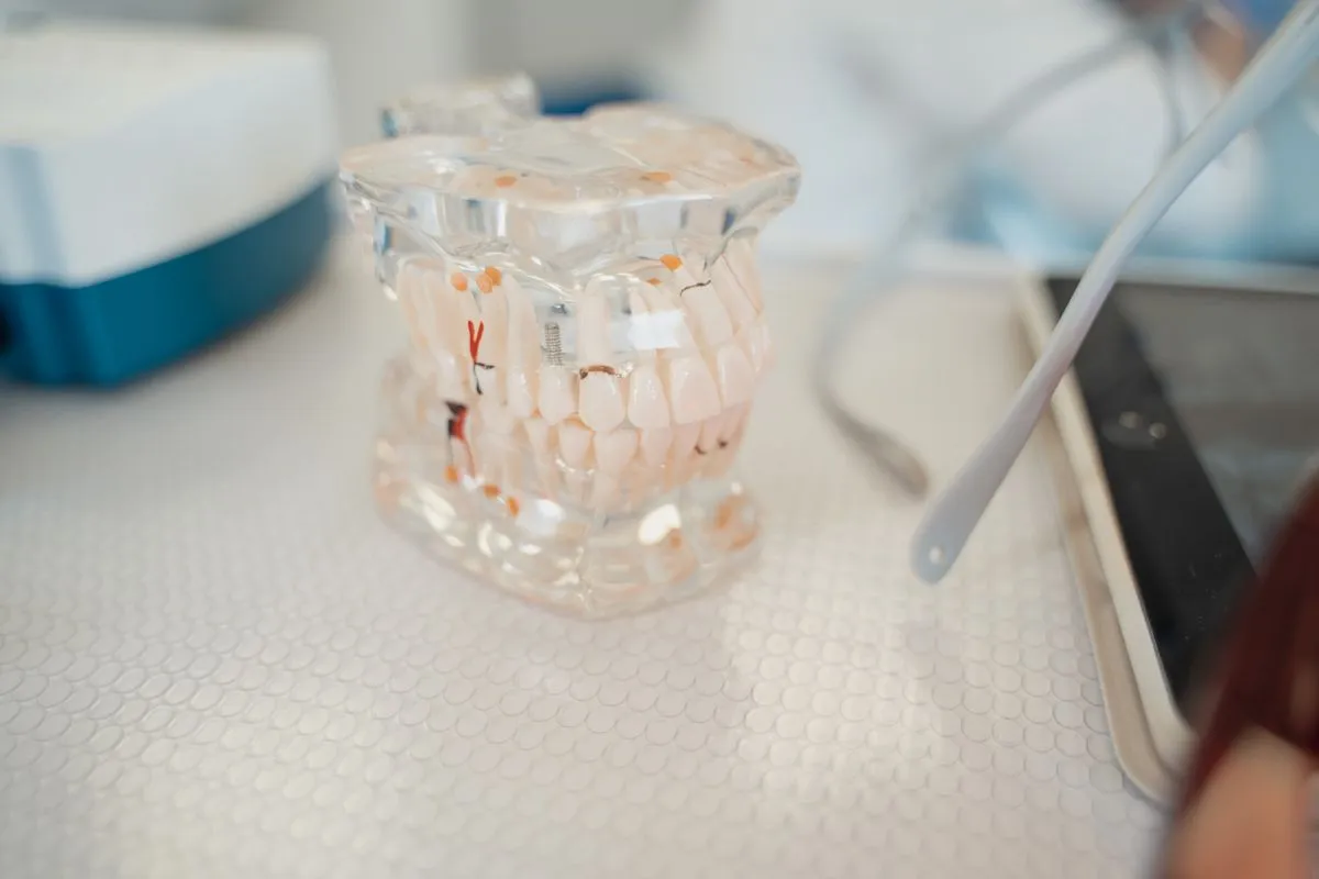 Treatment room prepared for implant dentistry procedures