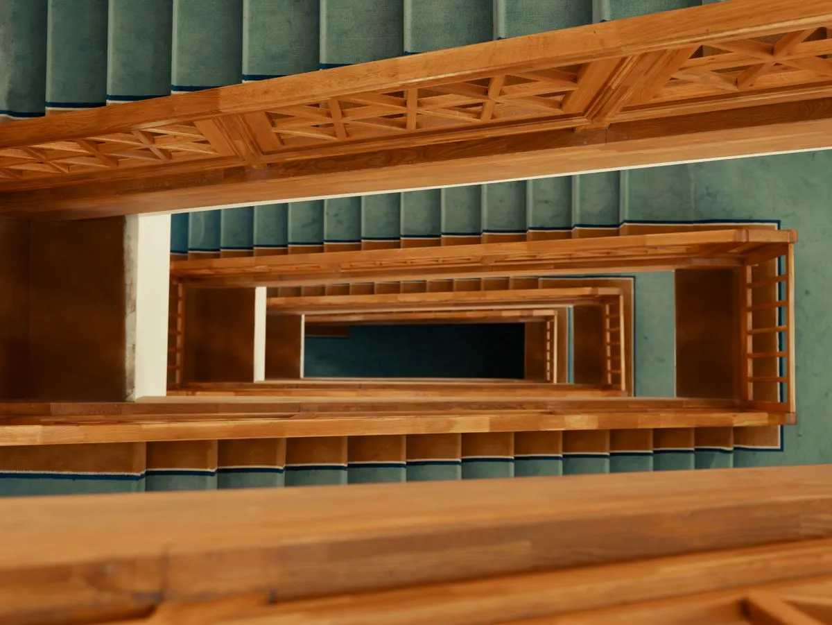 Updated staircase remodel with matching rail and balusters
