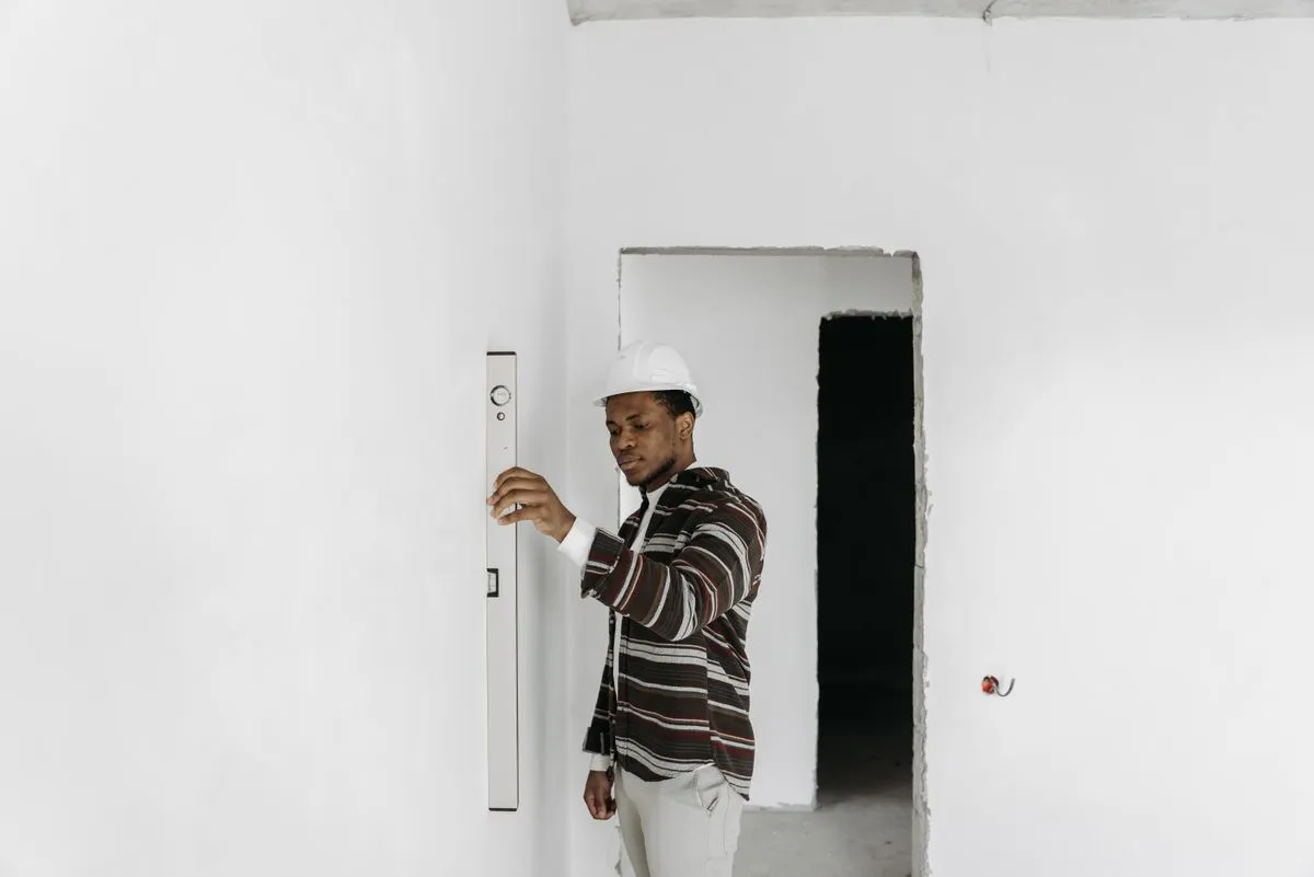 Ceiling drywall installation on a residential remodel project