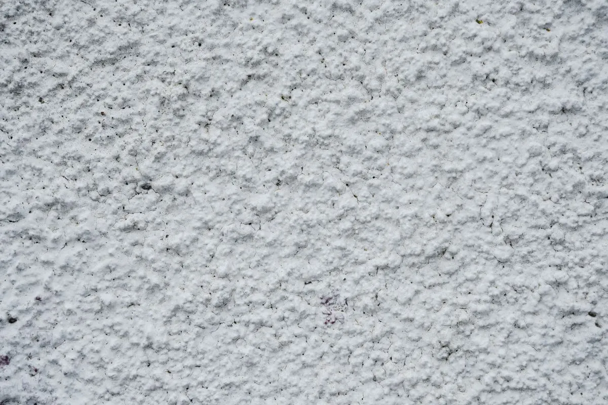 Close-up of a flawless wall smoothing service result