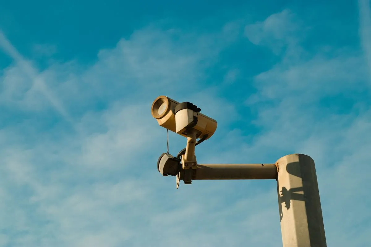 Modern family home protected by a monitored home alarm system
