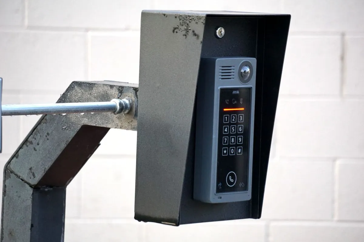 Access control installation for a small office access point