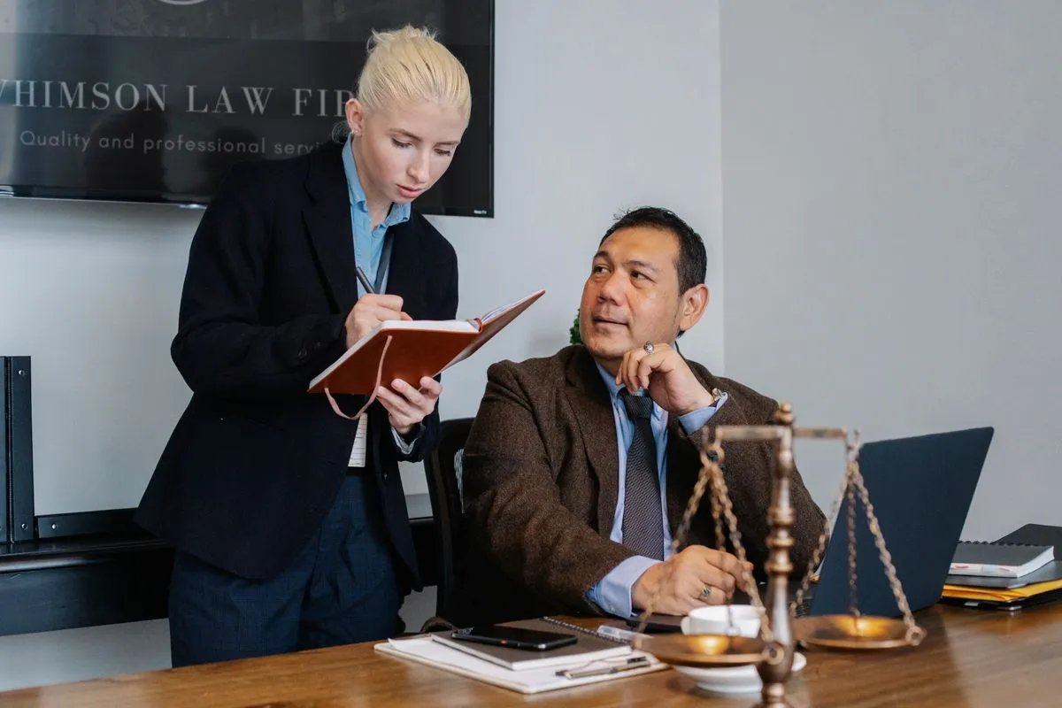 Client document review and filing preparation in the office