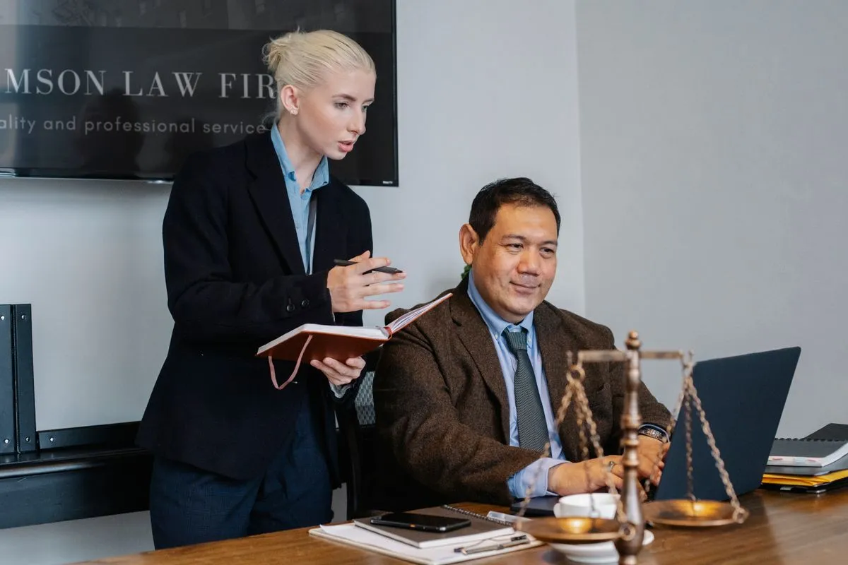 Office setting for injury claim consultations