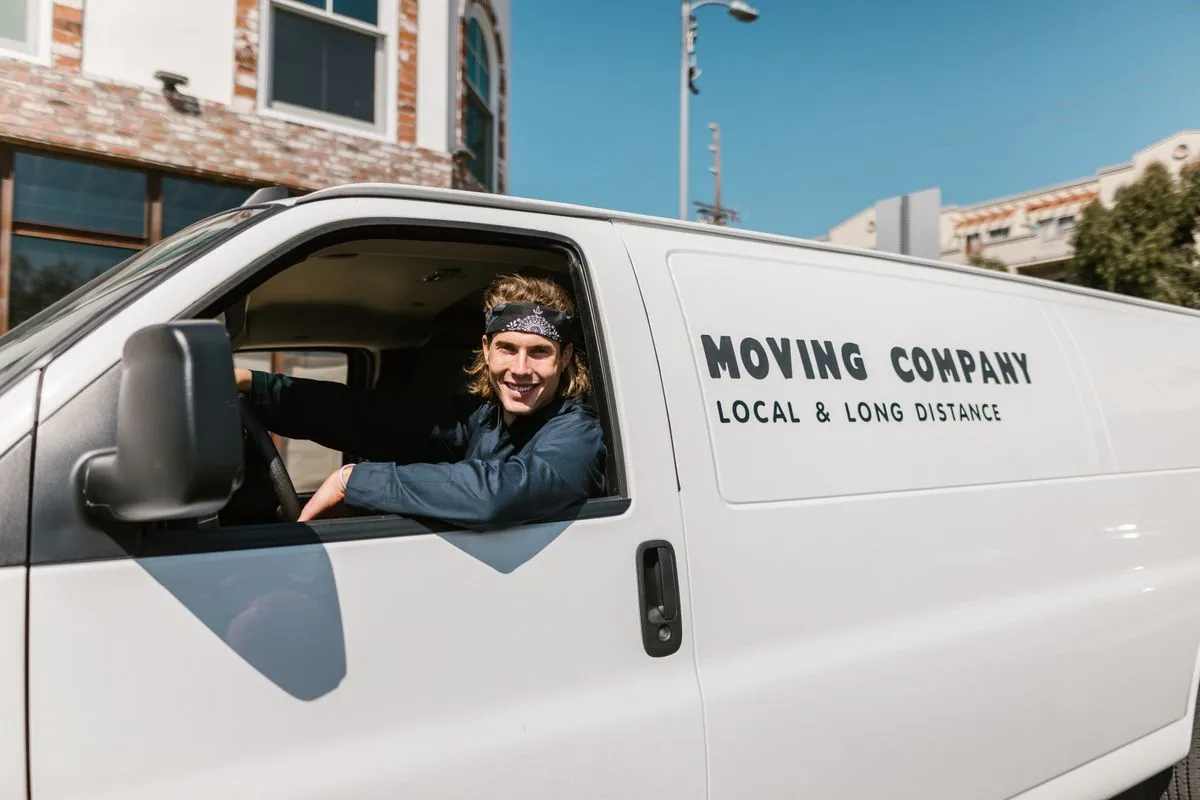 Packed moving truck ready for an interstate relocation