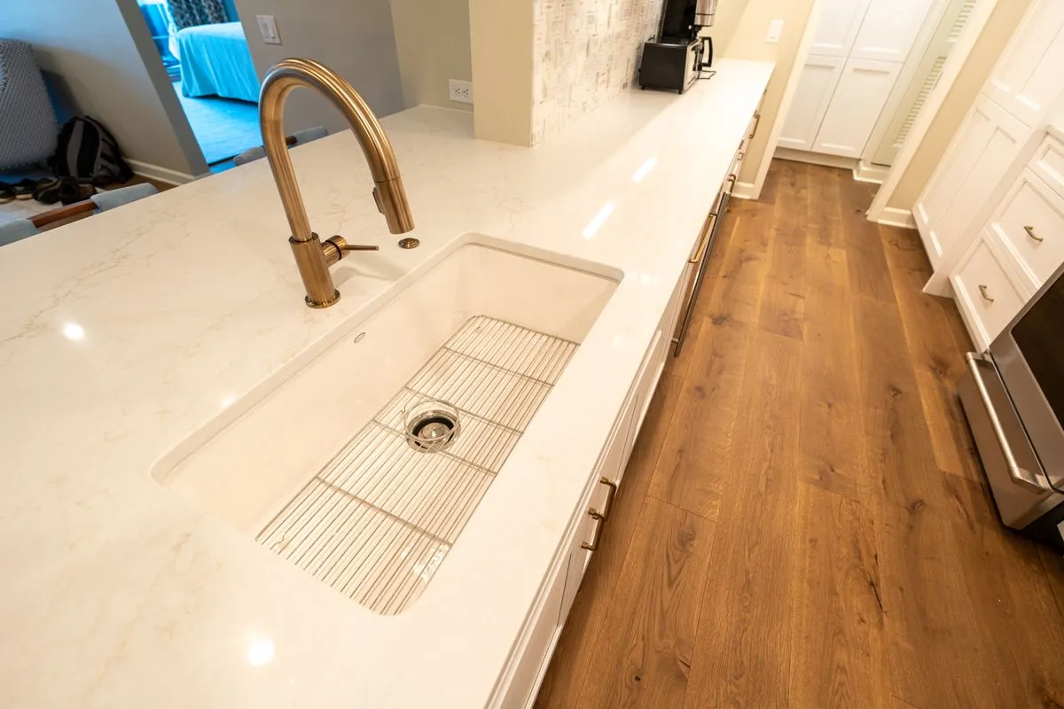 Cleaned floor drain area after professional drain cleaning service