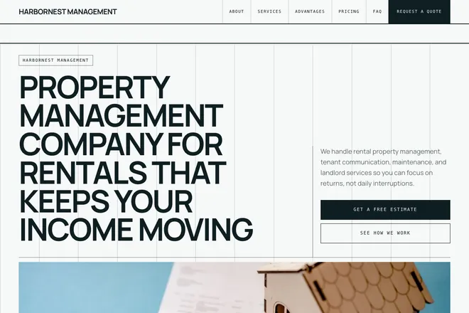 Landing page first screen, niche: Real Estate Agent