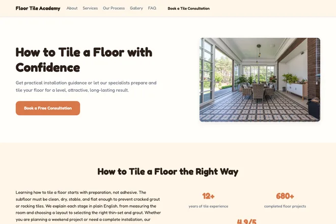 Open example: How to Tile a Floor with Confidence
