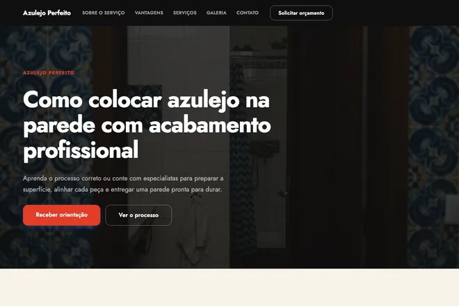 Abrir exemplo: Como colocar azulejo na parede com acabamento profissional