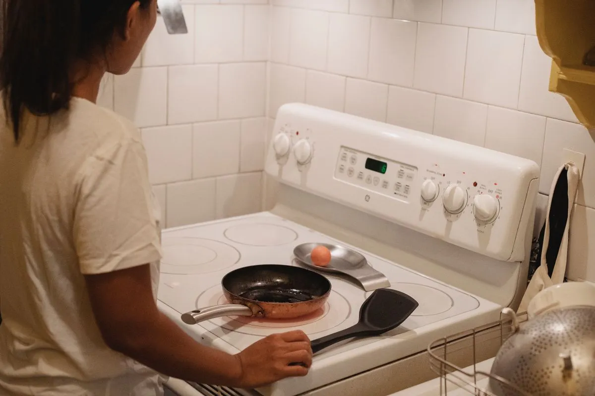 Teste final após reparo de fogão e micro-ondas
